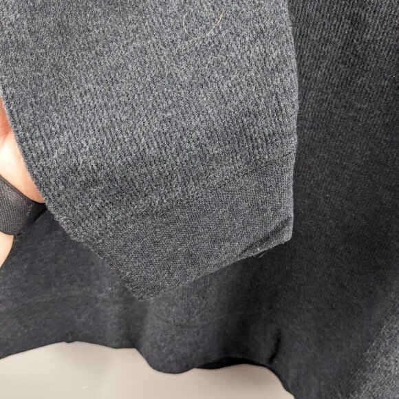 NWT Banana Republic Men's Gray Quarter Zip Cotton Blend Knit Sweater Size M - Picture 5 of 6